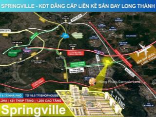 Nhà phố 2 mặt tiền  dự án spring ville nhơn trạch đồng nai  cđt gamuda land  ký hđmb 10%