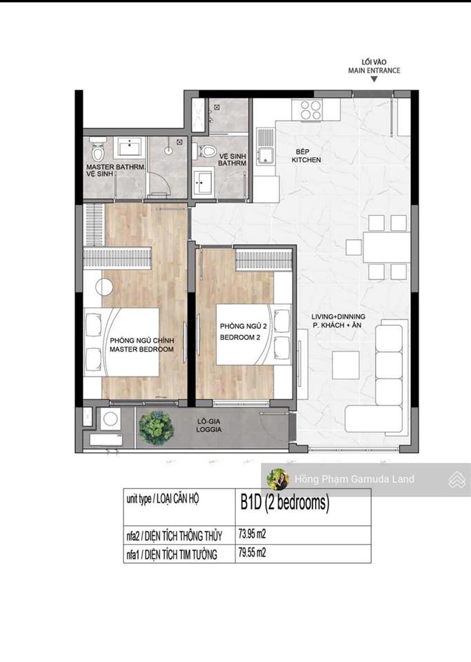 Elysian 2pndt ~80m2 tầng 11  mức giá tốt thị trường chỉ 4,75 tỷ