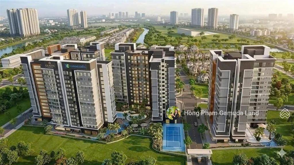 Mở bán căn hộ cao cấp gladia heights quận 2, sổ hồng lâu dài, giao nhà 2027  dt 70m2