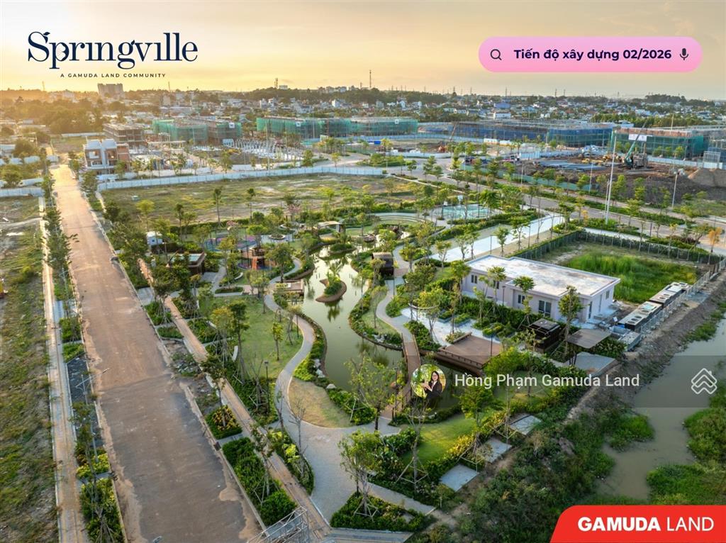 Cập nhật tiến độ xây dựng dự án spring ville nhơn trạch đồng nai  khu đô thị liền kề sân bay