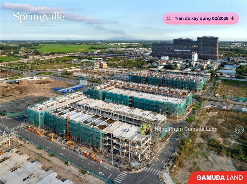 Cập nhật tiến độ xây dựng dự án spring ville nhơn trạch đồng nai  khu đô thị liền kề sân bay