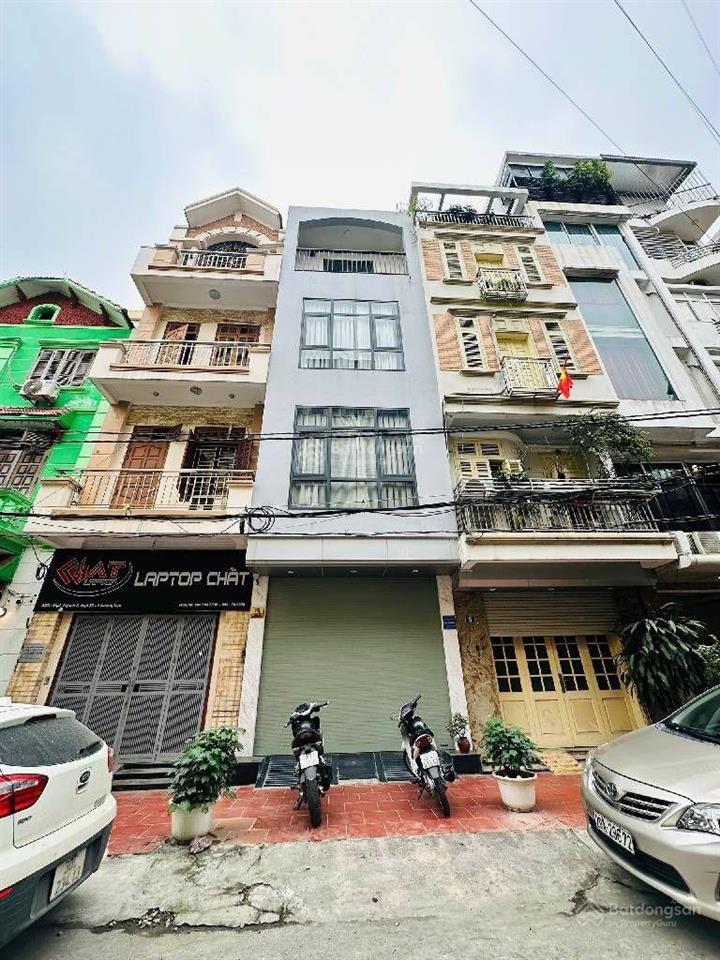 Bán nhà hoàng công chất  hồ tùng mậu phân lô, vỉ hè, ô tô vào nhà 55m, 5 tầng giá 14 tỷ 8