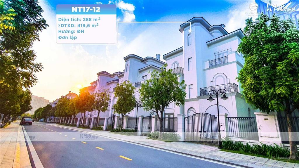 Bán căn biệt thự đơn lập 288m2 rẻ nhất tại ngọc trai đảo lớn vinhomes ocean park trong tháng ngâu