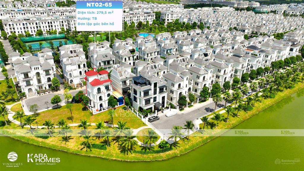 Bán đơn lập góc ngọc trai đảo nhỏ view trọn hồ điều hoà vinhomes ocean park, full đồ