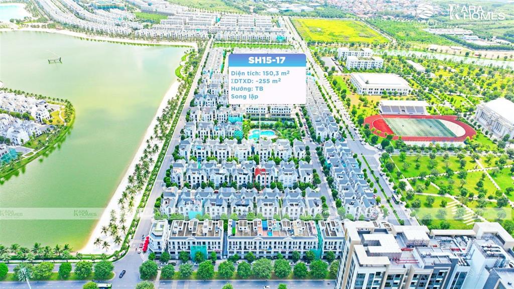 Bán song lập san hô 150m2 vị trí gần hồ nhiều tiện ích tại vinhomes ocean park