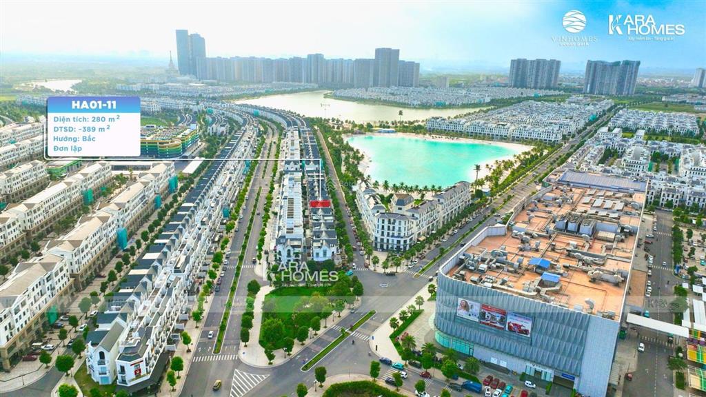Bán siêu phẩm đơn lập ha01 288m2 view biển hồ tại vinhomes ocean park giá tốt nhất