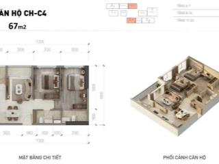 Bán căn góc 68m chung cư cao cấp thuộc khu nhà ở csca