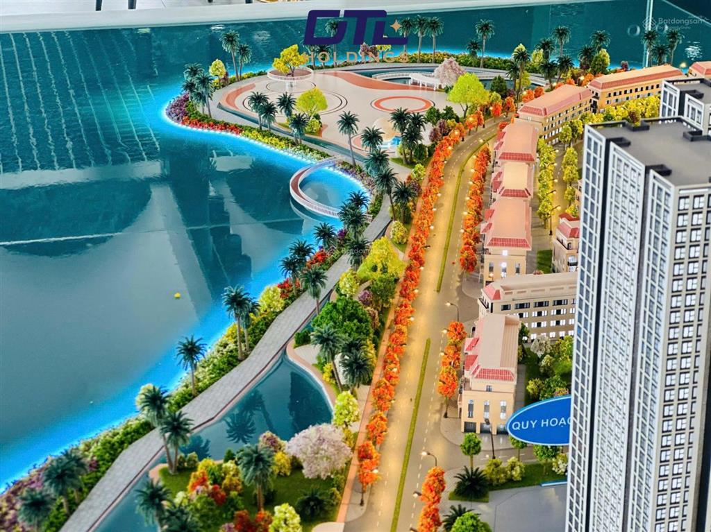 Sát chân cầu thăng long, shophouse 2 mặt tiền hồ tự nhiên. quỹ hàng giới hạn.