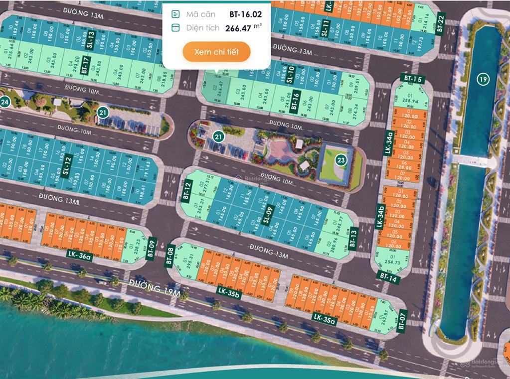 Cách ciputra 10p, biệt thự đơn lập private 266m view công viên giá chỉ 3x tỷ