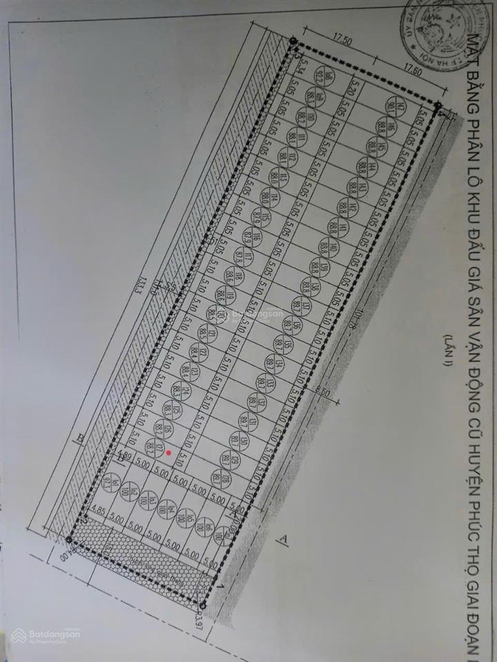 Bán đất đấu giá huyện phúc thọ diện tích 88m giá đầu tư tốt