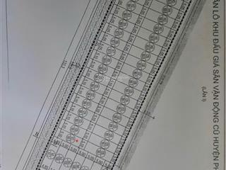 Bán đất đấu giá huyện phúc thọ diện tích 88m giá đầu tư tốt