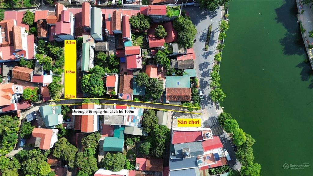 Bán đất chính chủ diện tích 165m2 gần đường tây thăng long