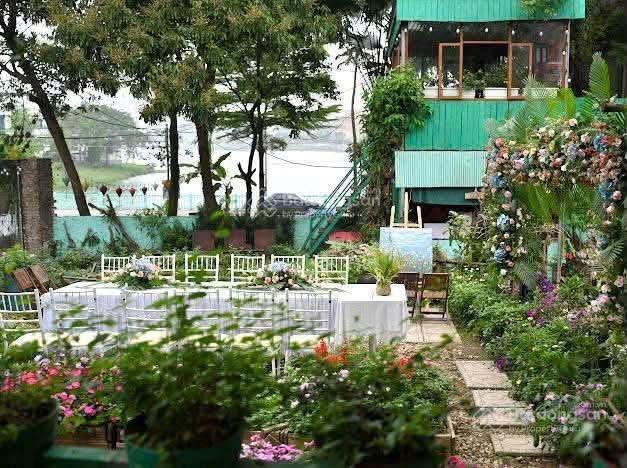 Sang nhượng quán coffe view bờ hồ công viên văn lang, việt trì