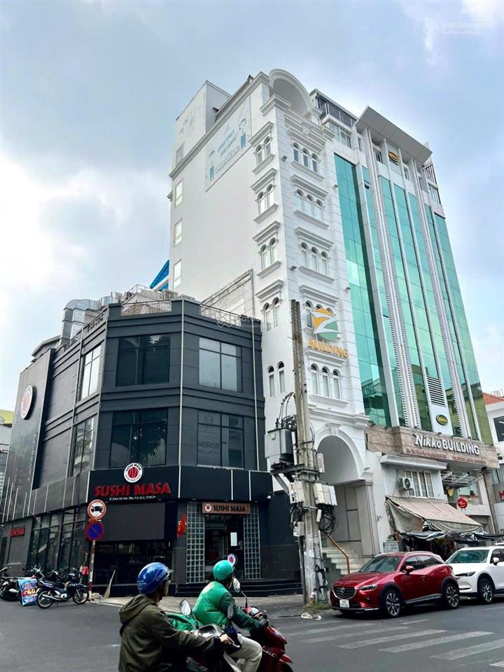 Vip tòa buiding 2 mặt tiền võ văn tần 2 chiều p.5 quận 3 dt5.5x18m hầm 9tầng hđt450tr giá85tỷ