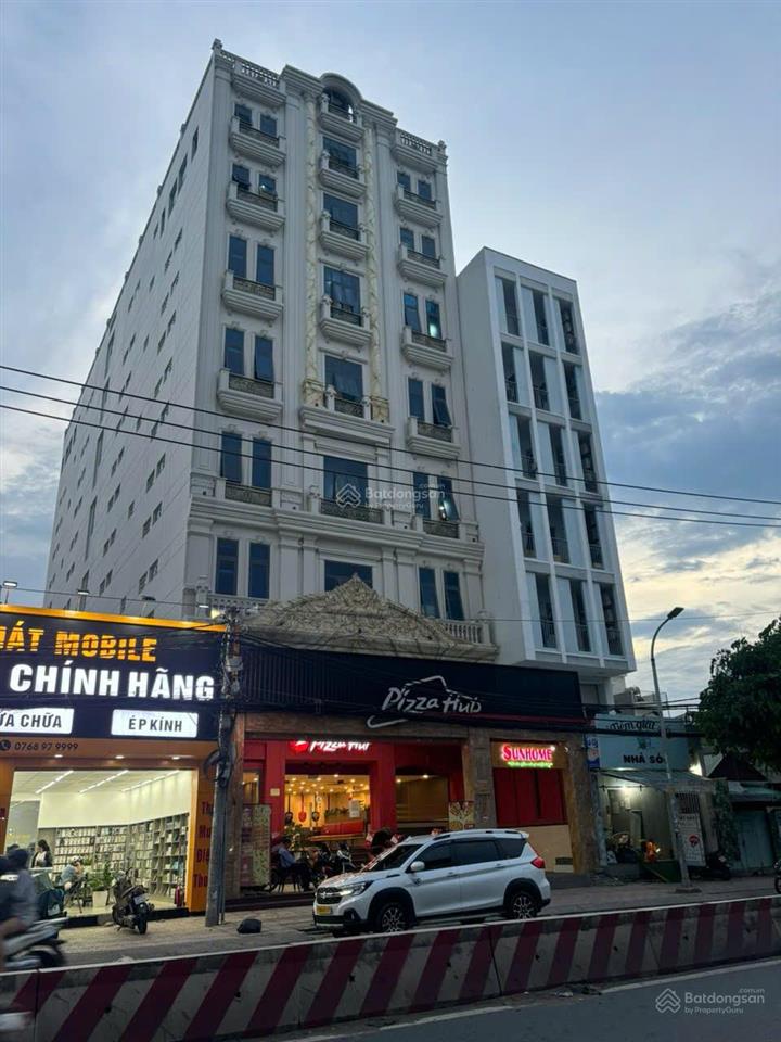 Siêu phẩm tòa chdv mặt tiền huỳnh tấn phát p.phú mỹ q7 dt13x45m hầm 8tầng 2tm hđt900tr giá140tỷ