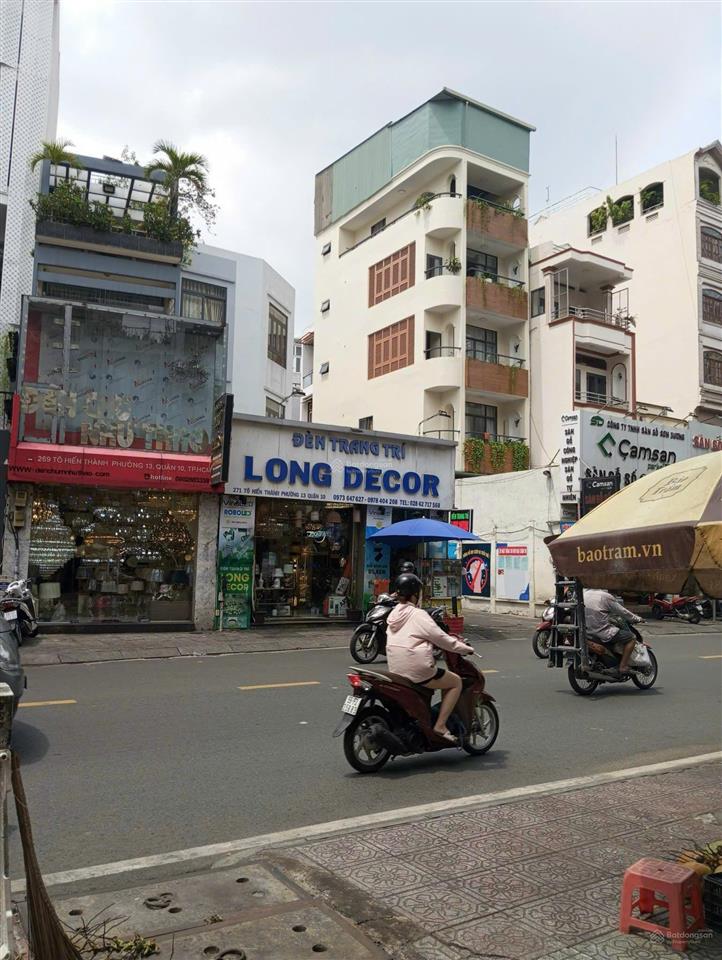Siêu phẩm mặt tiền tô hiến thành phường 13 quận 10, dt 6x20m, 4 tầng  tm, hđt 180tr, giá 42 tỷ