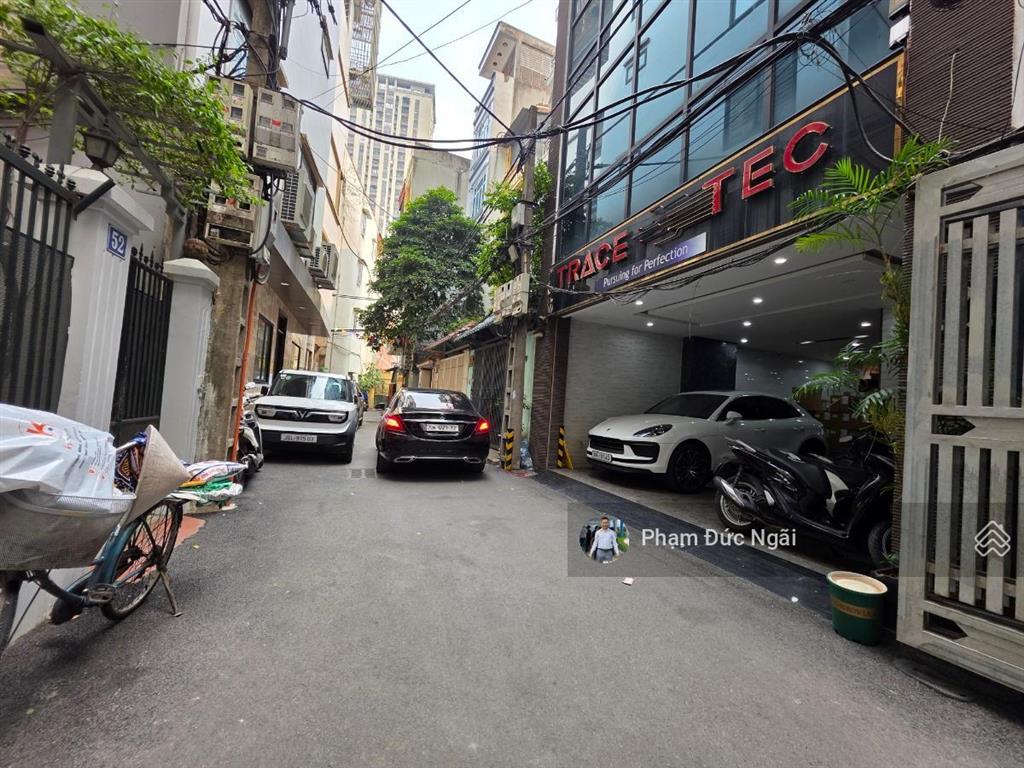 Bán nhà phố trung kính 105m 6 tầng mt5m phân lô oto tránh 2 thoáng trước sau cực hiếm