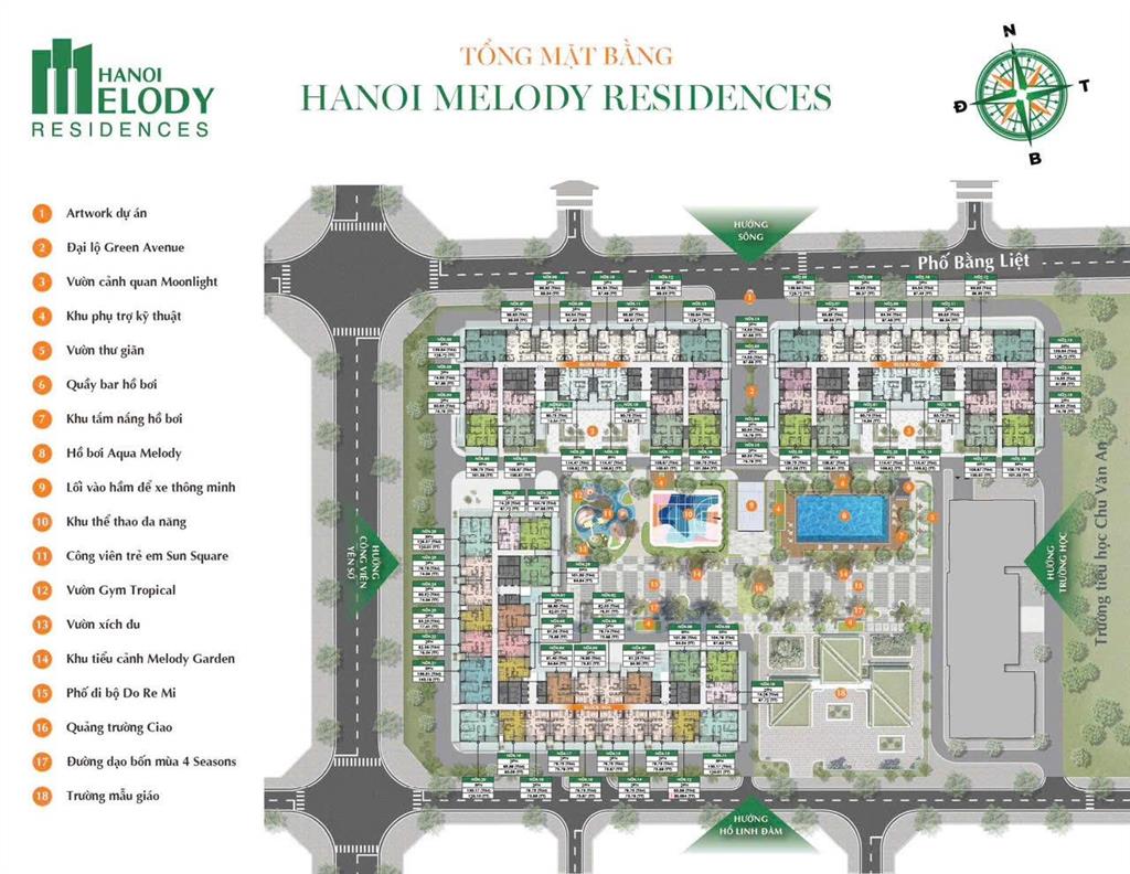 Chủ cần tiền cần bán gấp căn cc melody linh đàm  81m2  gần trường học  trung tâm  giá 5.9x tỷ