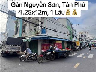 Bán góc kd nguyễn nhữ lãm, gần chợ nguyễn sơn, 4.25x12m, 1 lầu, 8 tỷ