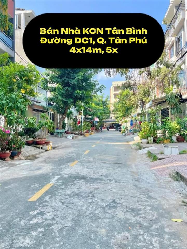 Bán gấp nhà dc1, kcn tân bình, 4x14m, giá rẻ