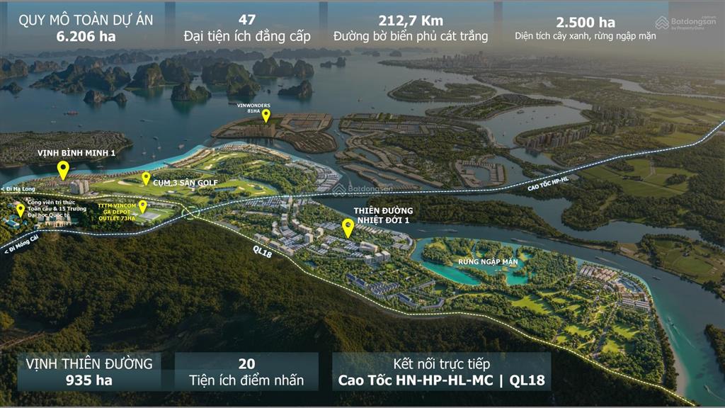 125 tỷ cho 1 căn dinh thự  biệt thự đơn lập 360m2 view trực diện mặt vịnh di sản hạ long