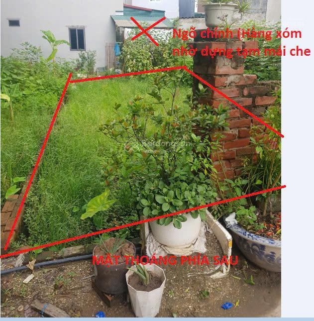Bán lô đất ngõ 19, thượng thụy, hoài đức, hà nội vị trí thoáng, 2 mặt ngõ giá chỉ 9x/1m²