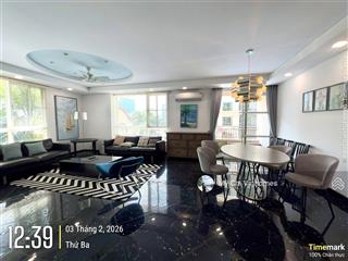 3pn the manor, 160m2, 2 ban công full nt, 47,9 triệu/tháng bao phí