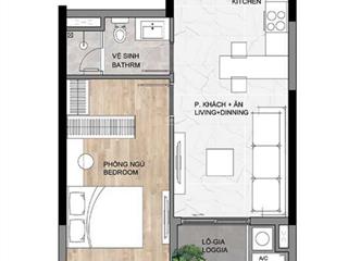 Chính chủ bán căn 1pn diện tích 48,20m2 giá 3 tỷ 450 all in chính sách thanh toán 65% nhận nhà