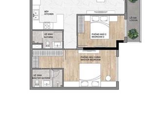 Chính chủ bán căn 2pn tháp c diện tích 80,58m2 view hồ bơi, công viên giá 4tỷ847 all in