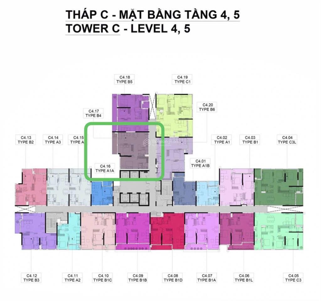 Chính chủ bán căn 2pn dt 80,58m2 view hồ bơi công viên, giá 4,847 tỷ