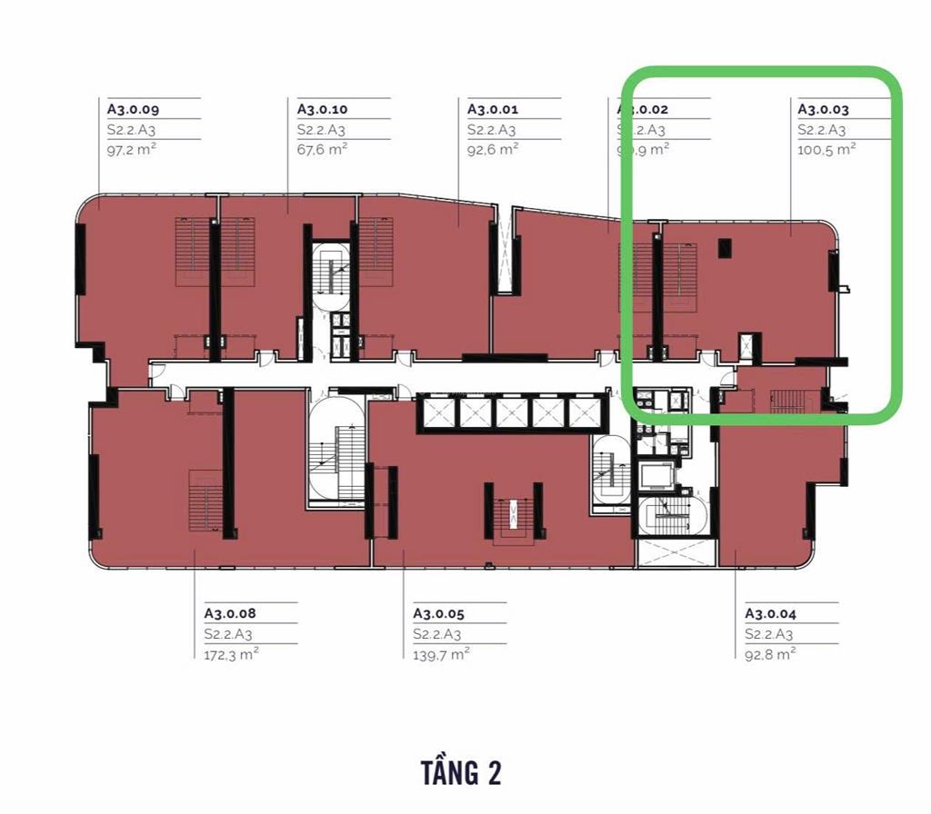 Eaton park pure luxury độc bản shophouse căn góc tháp a3 view sông, công viên đẹp nhất dự án