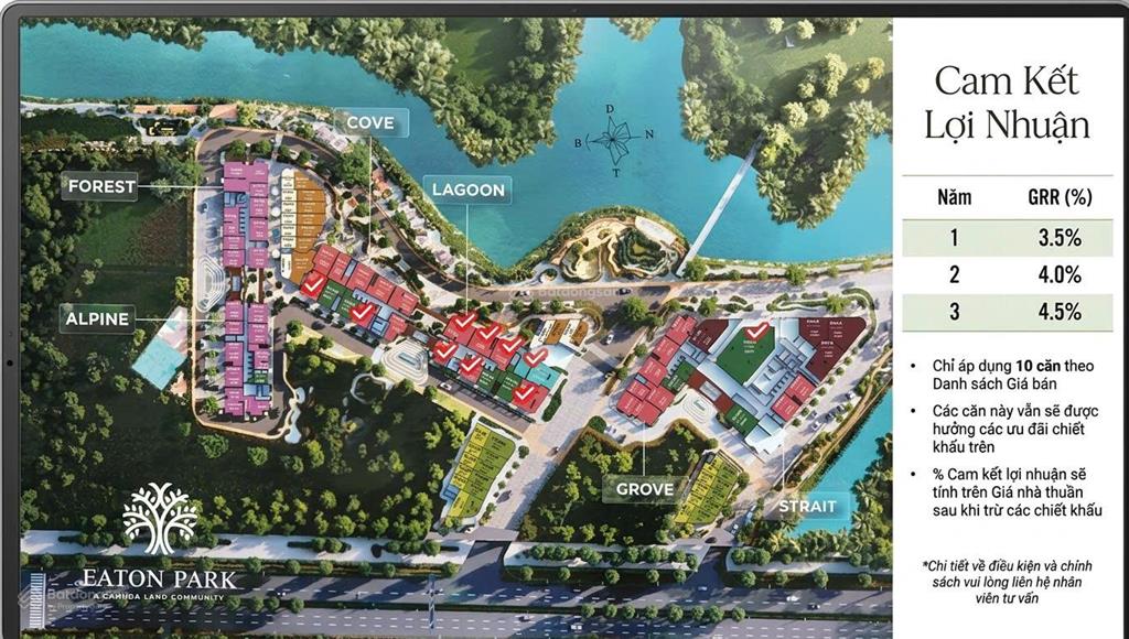 Siêu phẩm shophouse căn góc tháp a4 eaton park  biểu tượng kinh doanh  cam kết thuê 3 năm