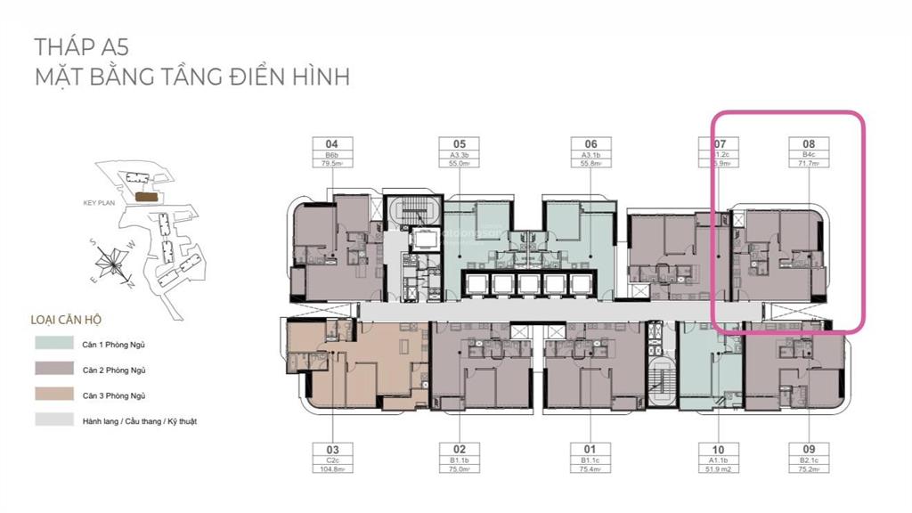 Chính chủ gửi bán căn hộ eaton park 2pn góc tháp a5 diện tích 72m² view công viên, hồ bơi, cbd