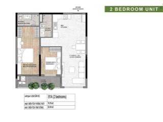 Chính chủ bán căn 2pn diện tích 82.40m2 giá 5.2 tỷ tặng ô xe định danh. thanh toán 50% nhận nhà