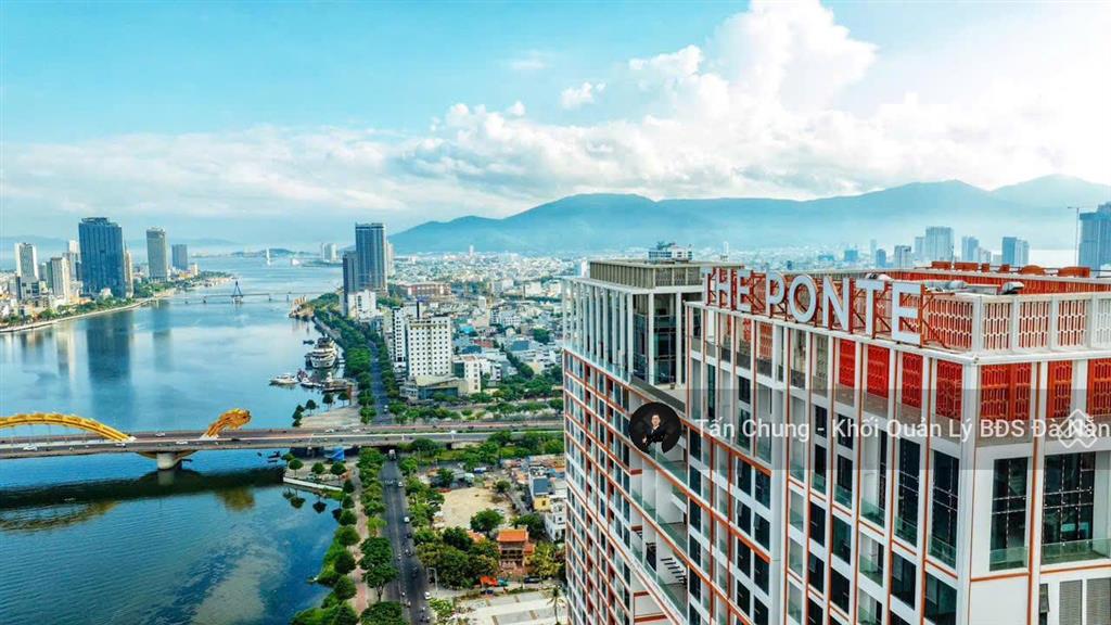 Căn 2pn ponte tầng cao view cầu pháo hoa, cầu trần thị lý  diện tích 70,1m2  giá 7,3 tỷ