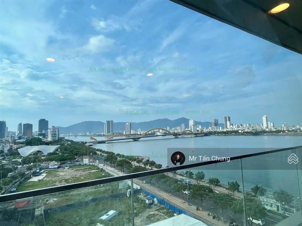 Căn hộ 1pn tầng trung full nội thất cơ bản view cầu rồng  diện tích 45,7m2  giá 6,2 tỷ