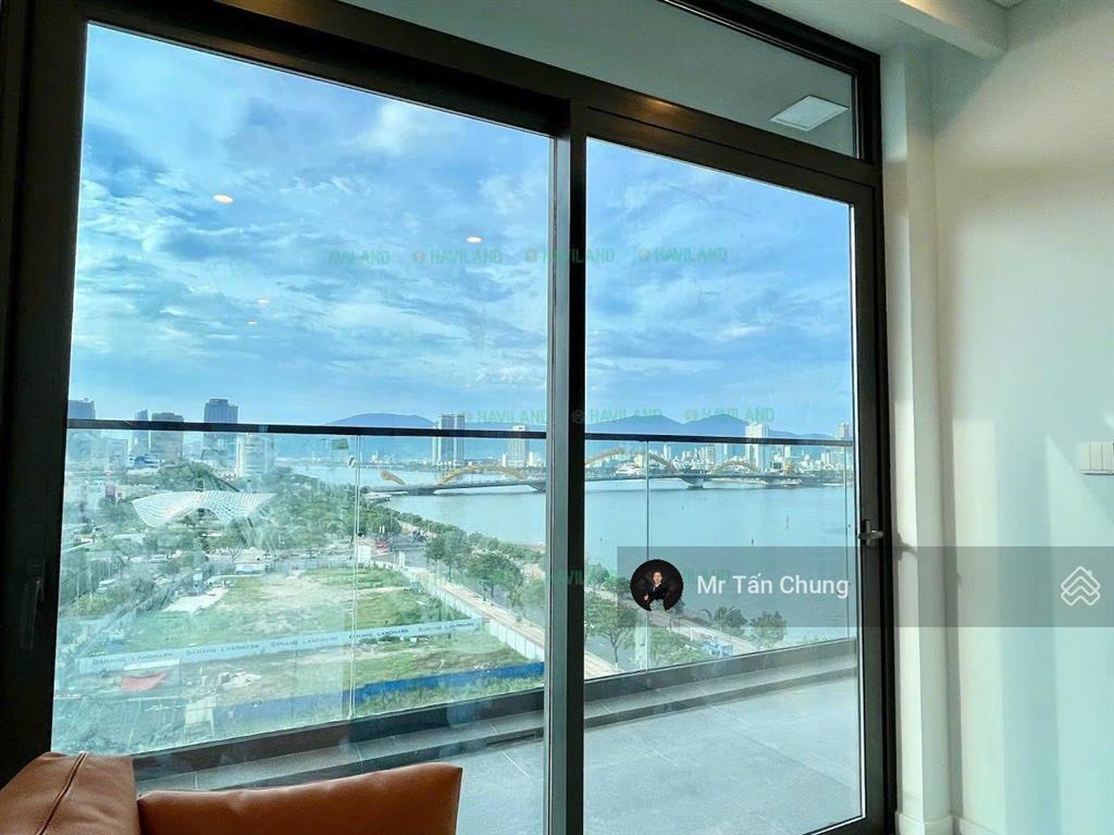 Căn hộ 1pn tầng trung full nội thất cơ bản view cầu rồng  diện tích 45,7m2  giá 6,2 tỷ