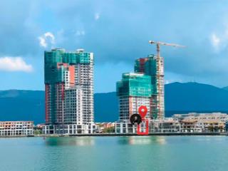 Shophouse khối đế mặt sông  mặt tiền 5,25m  diện tích 127m2  giá 15,66 tỷ