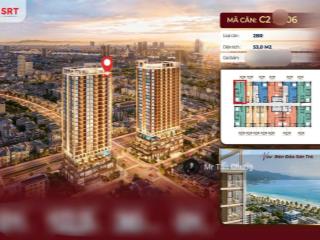 Căn góc 2pn tầng cao view biển, sơn trà  diện tích 53m2  giá 6,2 tỷ