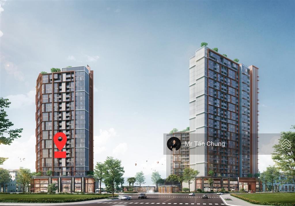 Căn 1pn+ tầng trung view thành phố  diện tích 46,5m2  giá 3,7 tỷ