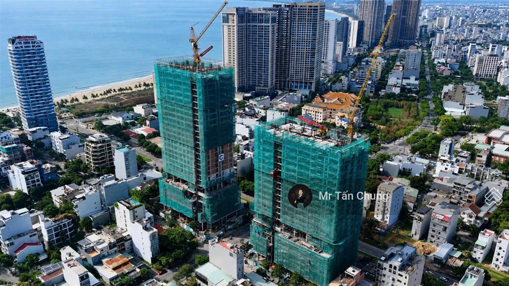 Căn 1pn+ tầng trung view biển, sơn trà  diện tích 46,7m2  giá 3,52 tỷ