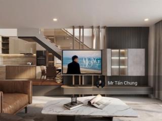 Sẵn căn hộ duplex 2 phòng ngủ full nội thất tầng cao view biển  diện tích 70m2  giá 30tr/tháng