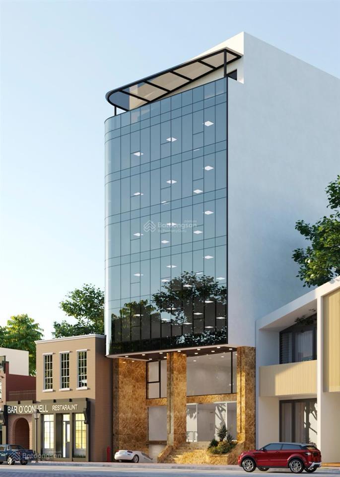 Bán toà nhà văn phòng diện tích 605m2. xây dựng 9 tầng. mặt tiền 21m. giá 350 tỷ. trần thái tông
