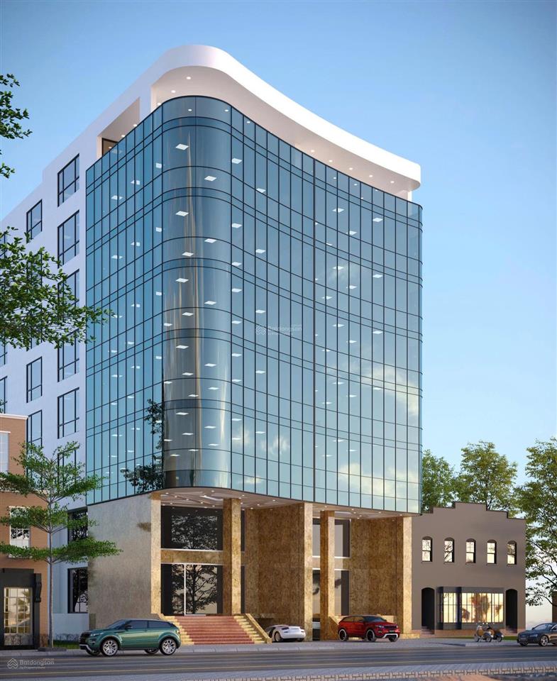 Bán toà nhà văn phòng diện tích 605m2. xây dựng 9 tầng. mặt tiền 21m. giá 350 tỷ. trần thái tông