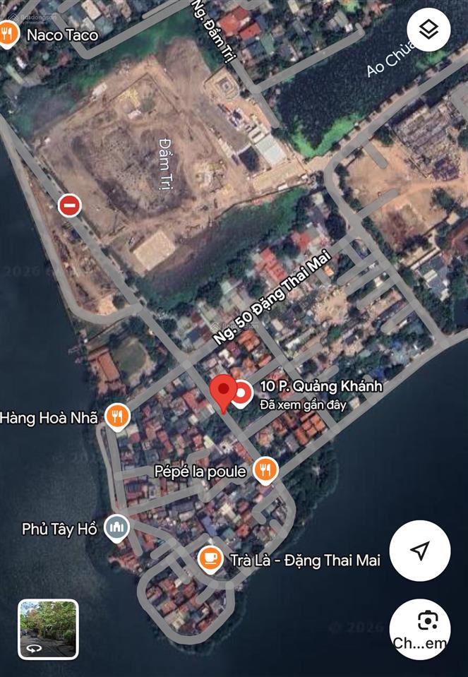 345m2 mặt phố quảng khánh. cạnh nhà hát opera. mặt tiền 12m