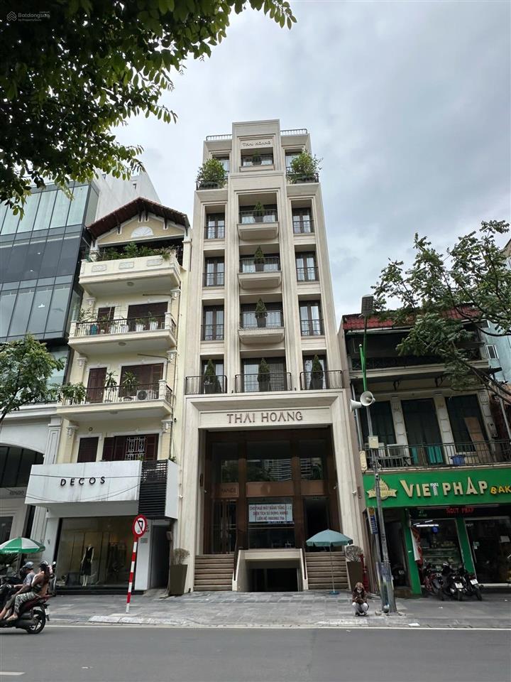 Bán nhà mặt phố nguyễn thái học 250m2, giấy phép xd 11 tầng