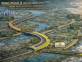 Đất gần vành đai 3 nhơn trạch  kết nối nhanh thủ thiêm long thành