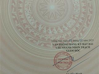 Đất nhà vườn sinh thái gần vành đai 3, đt25c nhơn trạch 2.199m2, cách sông 100m, tiềm năng dài hạn