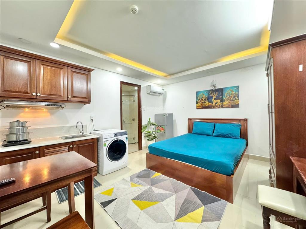 Căn hộ cao cấp 30m2 full nội thất, cách mạng tháng 8, gần cv lê thị riêng