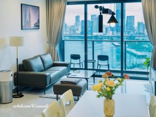 Khang vỹ 0868 609 ***  bán căn hộ sunwah pearl 3pn pháo hoa quận 1  căn góc silver house